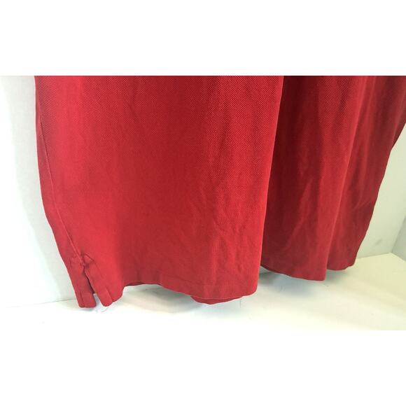 Polo Ralph Lauren Slim Fit Red Striped Mesh Polo (Men’s L) - Picture 6 of 12